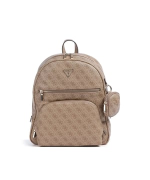 Sac à dos Guess Power Play Femme Marron Synthétique. Authentique Bagagerie de la marque Guess - design streetwear/sportswear de Guess - Guess pour Femme fashion, parfait pour la vie de tous les jours - Sac à dos Guess de couleur Marron s'associe parfaitement avec le reste de votre dressing - matiere Synthétique confortable -   classic - Power Play -