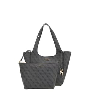 Sacs à main Guess Calista 4G Femme Noir Synthétique. Authentique Bagagerie de la marque Guess - design streetwear/sportswear de Guess - Guess pour Femme fashion, parfait pour la vie de tous les jours - Sacs à main Guess de couleur Noir s'associe parfaitement avec le reste de votre dressing - matiere Synthétique confortable -   classic - Calista 4G -