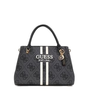 Sacs à main Guess Noelle 4G Femme Noir Synthétique. Authentique Bagagerie de la marque Guess - design streetwear/sportswear de Guess - Guess pour Femme fashion, parfait pour la vie de tous les jours - Sacs à main Guess de couleur Noir s'associe parfaitement avec le reste de votre dressing - matiere Synthétique confortable -   classic - Noelle 4G -