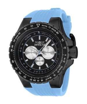 De Invicta 39305 heeft een roestvrijstalen horlogekast van 50 millimeter met een zwarte wijzerplaat.
Dit model wordt aangedreven door een accuraat Quartz uurwerk.
10 bar waterdicht.
Dit model is onderdeel van de Invicta Aviator collectie.

Inclusief 2 jaar garantie.