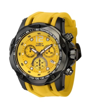 De Invicta 40354 heeft een roestvrijstalen horlogekast van 51 millimeter met een Gele wijzerplaat.
Dit model wordt aangedreven door een accuraat Quartz uurwerk.
10 bar waterdicht.
Dit model is onderdeel van de Invicta Speedway collectie.

Inclusief 2 jaar garantie.