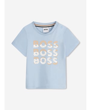 Elevate your child's wardrobe with the BOSS Baby Boys Multi Logo Print T-Shirt in Blue, crafted for the SS2025 season. This designer piece merges pronounced style with luxurious comfort Iconic Multi Logo Design Eye-catching and distinctive, perfect for fashion-forward young ones. Premium Comfort Constructed from superior fabrics for softness and durability. Versatile Blue Hue Complements any outfit, ensuring versatility across occasions.A staple in any stylish youngster's collection. Secure yours today!