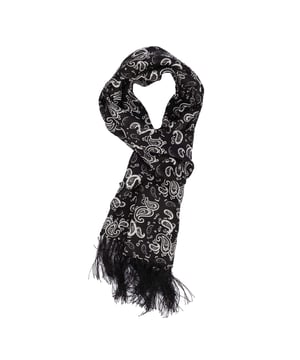 Marke: Luke 1977. Seide. Design: Paisley-Muster, Retro, Quaste.