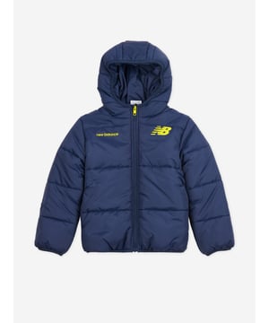 Introducing the exquisite Baby Boys Bond Quilted Graphic Jacket in Navy by New Balance, tailored specifically for AW2024. A fusion of luxury and practicality, this jacket provides unmatched warmth and style Quilted Comfort Ultra-soft padding ensures your child stays warm without bulk. Signature Graphic Unique, eye-catching design that celebrates youthful exuberance. Durable Navy Blue Fabric Perfect for active days and versatile enough for any occasion. High-Quality Zipper Smooth and easy to fasten, tailored for little hands.Elevate your youngster's fashion this season with this stylish staple.