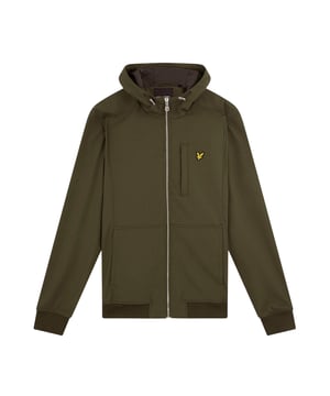 91% Polyester, 9% Elastaan. Voering: Geborstelde achterkant. Stof: Softshell. Ontwerp: Geborduurd logo, Effen. Halslijn: Kapitein. Mouwtype: Met lange mouwen. Manchet: Ribbel. Eigenschappen van de kap: Gegroeid op de kap. Zakken: 1 borstzak, 2 steekzakken. Bevestiging: Volledige ritssluiting. Zoom: Gedeeltelijk geribd. L: 41,5 in. XL: 44 in. XXL: 47,5 in.