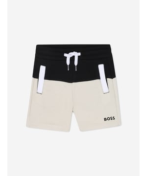 Introducing the BOSS Baby Boys Colourblock Shorts in Black a sophisticated addition to any young gentleman's SS2025 wardrobe. Exquisitely crafted from premium materials, these shorts offer both flair and comfort. Notable features include Chic Colourblock Design Striking black hues paired with a clean, modern silhouette ensures your little one looks sharp. Supreme Comfort Soft, breathable fabric perfect for all-day play. Durable Fabrication Crafted to withstand the rigours of childhood. Elevate your child's style this season with BOSS.