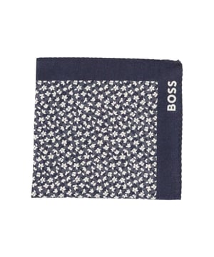 61% Baumwolle, 39% Wolle. Marke: Hugo. Länge: 33 cm. Breite: 33 cm. Design: Mit Rand, Floral, Logo, bedruckt, Quadratisch.