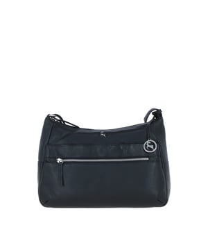 This sleek and functional shoulder bag combines style and convenience with a zip opening and silver-colored hardware for a polished finish. It features one outer zip pocket, an outer magnetic pocket for easy access, and one internal zip pocket for organized storage. This versatile bag is spacious enough for daily use while maintaining a sophisticated look with dimensions of (L) 32cm x (W) 10cm x (H) 24cm.