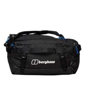 100% Recyceltes Nylon. Marke: Berghaus. Gewebetechnik: langlebig. Taschenmerkmale: Verstellbarer Brustriemen, verstellbarer Schulterriemen, Trageschlaufen, ergonomischer Schulter Riemen , Lasche , Gepolsterter Haltegriff, Seitliche Kompressionsriemen, Verstaubare Gurte. Verriegelbarer Reißverschluss. Design: Logo, bedruckt. Fächer: 1 Hauptfach. Taschenart: 1 Externe Reißverschlusstasche, Mehrere Innentaschen.