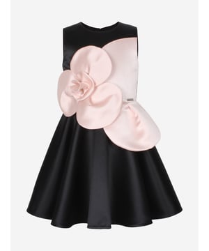 Introducing the exquisite 'Girls From Bud To Bloom Satin Flower Dress in Black' by Jessie and James, the epitome of sophistication for SS2025. Perfect for elevating any young lady's wardrobe, this dress is crafted with meticulous attention to detail and luxurious satin. Key features include Elegant Design Impeccably tailored, encapsulating grace and style. Luxurious Satin Offers a sleek, shimmering finish that catches the light beautifully. Versatile Black Perfect for any occasion, ensuring your girl always looks her best.Refresh her look with this stunning piece. Order now and witness the transformation from bud to bloom.