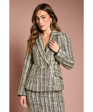 Luxurious tweed fabric enhanced with delicate sequin detailing for a subtle shimmer
        Fitted silhouette with a boxy structure that creates a sophisticated shape
        Collared neckline with classic lapels for a timeless tailored finish
        Long sleeves with structured shoulders for an elegant silhouette
        Fully lined for comfort and a smooth fit against the body
    
    This Coast Sequin Tweed Blazer presents a contemporary twist on classic tailoring, perfect for those special occasions that demand sophistication. The textured tweed fabric is beautifully embellished with subtle sequins that catch the light as you move, whilst the fitted, boxy cut creates a flattering silhouette that exudes confidence. Style with the matching tweed skirt as seen for a coordinated ensemble that commands attention at weddings or race days. For evening events, pair with tailored trousers and pointed court shoes for a refined look. Complete your outfit with statement earrings and a clutch bag to showcase your impeccable taste. This versatile blazer transitions effortlessly from formal daytime events to elegant evening occasions, making it a treasured addition to your occasion wardrobe.