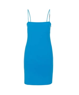 41% gerecycled polyester, 30% polyester, 22% viscose, 7% elastaan. Ontwerp: Eenvoudig. Bevestiging: Zijrits. Halsuitsnijding: Vierkant. Mouwtype: Mouwloos, Spaghettibandje. 10 VK: 33 in. 12 VK: 35 in.