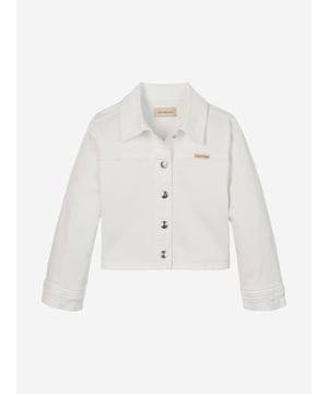 Delight in the timeless elegance of the Calvin Klein Girls Denim Jacket in White, a pristine choice for SS2025. Engineered to elevate any ensemble with effortless chic, it promises to be an indispensable addition to your little one's wardrobe. Exquisite White Denim Luxurious, crisp white colour for impeccable style. Signature Calvin Klein Quality Premium craftsmanship that embodies sophistication. Versatile Design Perfect for pairing with dresses or jeans, adapting seamlessly from playground to party.Adorn her in Calvin Klein, where fashion meets refinement. Shop now.