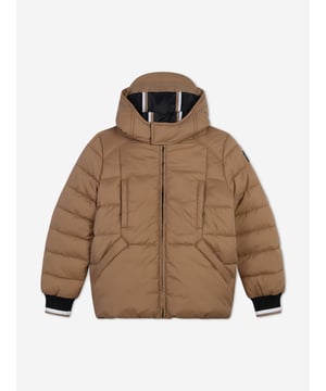 Introducing the Boys Logo Puffer Jacket in Brown by Boss - a luxurious staple for AW2024, crafted to elevate your young one's style. Experience the sophistication and functionality that encapsulates each detail Luxurious Appeal Rich brown hue with a subtle logo accentuates the jacket's opulent design. Superior Warmth Expertly insulated to provide maximum warmth during cold seasons. Durable Comfortable Constructed with high-quality materials ensuring lasting comfort and durability. Versatile Style Ideal for both casual and formal occasions, complementing any outfit.Enhance your boy's wardrobe this AW2024 with the Boys Logo Puffer Jacket in Brown by Boss. Get yours today!