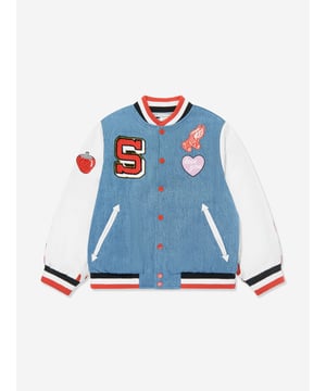 Introducing the Stella McCartney Girls Varsity Jacket in Blue the quintessential addition to your little one's wardrobe for SS2025! Crafted by top designers, this jacket merges high fashion with schoolyard charm. Discover its exceptional features Signature Stella Style Iconic blue hue luxe design for unmatched elegance. Supreme Comfort Soft fabrics ensure comfort durability for all-day wear. Contemporary Twist A stylish reinterpretation of the classic varsity look.Revamp her style with Stella McCartney's excellence. Order now for a dash of designer flair!