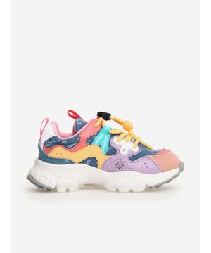 Flower Mountain combine vibrant imagery with beautiful, eco-friendly properties. These Yamano 3 trainers in multicolour are engineered in the finest high quality. NOTE Fit is Half a Size Up Refer to EU Size. Eclectic Design Nylon Upper Laces Tech Pattern Rubber Sole Multi Panelled Uppers 100 Polyester