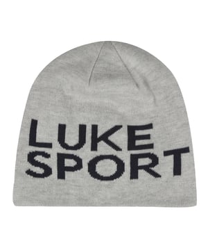 50% Wolle, 50% Acryl. Marke: Luke 1977. Design: Aufschrift. wendbar.