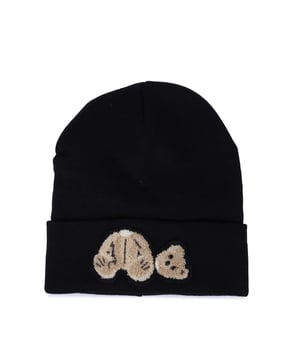 40% Wol, 40% Acryl, 20% Polyester. Stof: Gebreid, zachte aanraking. Ontwerp: Beer. Opgedraaid manchet.