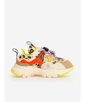 Flower Mountain combine vibrant imagery with beautiful, eco-friendly properties. These Yamano 3 trainers in multicolour are engineered from fabulous high quality. NOTE Fit is Half a Size Up Refer to EU Size. Fabric With Leopard Print Contrasting Eco Leather Inserts Perforations and Shapes Lace-Up Closure Quick Stop Adjuster Contrasting Eyelets On Tongue and Side Reinforcement Rubber Sole With Custom Tread Outsole Rubber Insole Cork Internal Material Textile Exterior Material E-Calf Eco Leather 50 Polyurethane, 50 NylonTextile