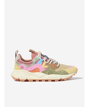Flower Mountain combine vibrant imagery with beautiful, eco-friendly properties. These Yamano 3 trainers in multicolour are engineered in the finest high quality. NOTE Fit is Half a Size Up Refer to EU Size. Nylon Upper Rubber Sole Multi Panelled Uppers Leather Lining Natural Cork Antibacterial Insoles Nylon Heel And Tongue Pull Tab Eva Midsole 61 Polyester, 39 Pig Skin