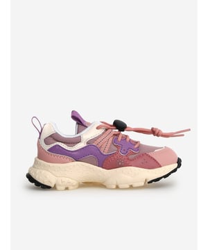 Flower Moutain incorporate natural elements into their vivid and durable designs. These Yamano multicoloured trainers embody the Japnese label's passion for nature landscapes. Crafted from eco-friendly materials, the uppers showcase a mix of colour and nuances that intersect in an interplay of weaves and inlays. The technical fabric lined interiors depict antibacterial cork insoles, while the ultralight rubber bottoms have three shades and shaped exteriors. Rubber Insole Textile Internal Material Cork Exterior Material Eco-Leather-Textile