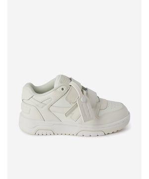 Off-White combine streetwear and architecture to create spellbinding everyday pieces. These unisex white trainers are woven from luxurious high quality leather. Leather Front Touch-Strap Fastening Padded Ankle Rubber Tread Sole Protective Dust Bag Outer Calf Leather 100, Fabric 100 Lining Calf Leather 100, Fabric 100 Sole Rubber 100