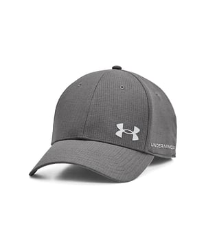 Marke: Under Armour. Design: Logo, Unifarben. 5-reihiges Nähen, Oben mit Knopf, Mit gebogenem Rand, Verkleidet. Gewebetechnik: ArmourVent, Atmungsaktiv, langlebig, Iso-Chill-Material, Leicht, Schnell trocknend, Stretch. Verstellbarer Gurt.