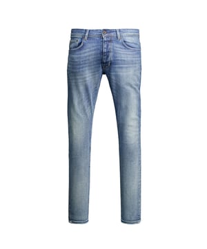 Die Carter Crest ist eine Slim Fit Jeans mit 5-Pocket-Design und Knopfleiste. Hergestellt aus Stretch-Denim mit leicht getragenem Look für zusätzlichen Komfort und Stil.