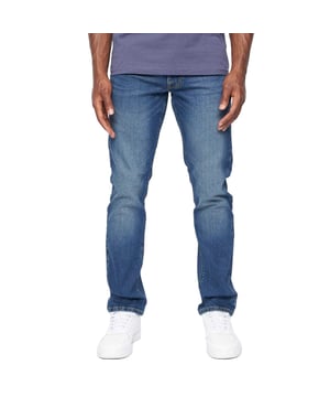 98% Katoen, 2% Polyester. Ontwerp: Eenvoudig. Zakken: 2 zijzakken, 2 achterzakken, 1 muntzakje. Sluiting: Knoop, Ritsgat. Pasvorm: Recht. Inhoud: 1 riem.