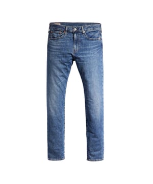 73% Baumwolle, 26% Lyocell (Zellulosefaser), 1% Elastan. Gewebe: Denim, Weiche Haptik. Design: Logo, Unifarben. Taschenart: Zwei Seitentaschen, 2 Taschen hinten, Eine Münzentasche. Knopfverschluss, Hosenschlitz mit Reißverschluss. Gewebetechnik: Leicht, Feuchtigkeitsabweisend, Stretch. Gürtelschlaufen, Schmal zulaufend. Passform: Regulär.