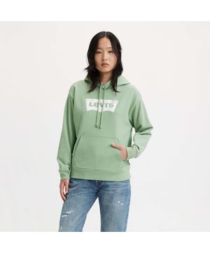 - Capuchon met trekkoord.- Kangoeroezak aan de voorkant.- Geribde manchetten en zoom.- Bedrukt logo.- Fleece.- 100% Katoen.