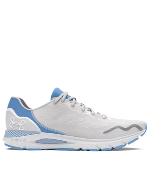 Obermaterial: Netzmaterial. Marke: Under Armour. Einlegesohle: gepolstert, Synthetischer Stoff. Mittelsohle: 3D-Geformt, Leicht, Rückprall, Synthetischer Stoff. Laufsohle: Geblasener Gummi, Kohlen-Schwarz, langlebig. Ösen: 6. Atmungsaktiv, Integrierte Fersenkappe, Leicht. Absatz: Niedriger Absatz. niedrig geschnitten. Design: Logo, Unifarben. Zehenstil: Rund. Zum Schnüren.