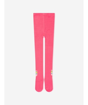 Billieblush encapsulate confident and adventurous designs in their aesthetic portraits. These girls pink tights capture the label's distinctive craftsmanship. They are made with rib metallic threading, a branded jacquard and hearts. Rib Metallic Threading Branded Jacquard and Hearts Cotton Polyamide Metallic Fibers Elastane Billieblush Tights 3-6M 17cm 9-18M 19cm 2-3Y 23cm 4-5Y 27cm 6-8Y 31cm 10-12Y 35cm