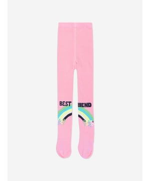 Billieblush reimagine contemporary designs into sophisticated abstracts. These girls pink tights capture the label's distinctive craftsmanship and innovative attitude. One foot has BEST and the other has FRIEND. BEST FRIEND Metallic Threads One Foot BEST One Foot FRIEND Cotton Polyester Elastane Billieblush Tights 3-6M 17cm 9-18M 19cm 2-3Y 23cm 4-5Y 27cm 6-8Y 31cm 10-12Y 35cm