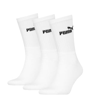 3er-Pack. 75% Baumwolle, 21% Polyester, 4% Elastan. Marke: Puma. Design: Jerseyware, Logo. Knöchelsocken.