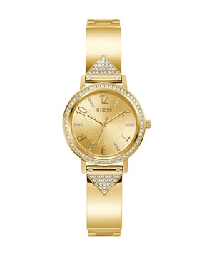 Functional and heard wearing, this Ladies Tri Luxe Watch GW0474L2 by Guess will keep ticking away tirelessly on your wrist for many years to come. The Ladies Tri Luxe Watch GW0474L2 is the perfect gift.  Dimensions (cm): 9x8x9