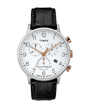 The Mens Waterbury Watch TW2R71700 is a great example of the Timex watch range. You can buy with confidence that your TW2R71700 Mens Waterbury Watch is fully covered by the official Timex warranty.  Dimensions (cm): 10x4x6