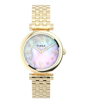 The Ladies Parisienne Watch TW2T78900 is a great example of the Timex watch range. You can buy with confidence that your TW2T78900 Ladies Parisienne Watch is fully covered by the official Timex warranty.  Dimensions (cm): 10x4x6