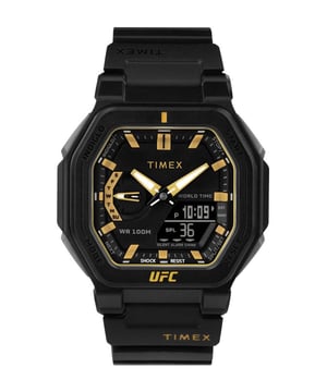 You have to hand it to Timex, they know how to manufacture and design timeless watches. This Mens UFC Colossus Watch TW2V55300 epitomises the Timex ethos, creating functional well designed and great value for money timepieces aimed at the masses. Like all Timex wristwatches it will arrive with a full manufacturer backed warranty, so your Mens UFC Colossus Watch TW2V55300 will be looked after fully in the unlikely event you should have any issues with it.  Dimensions (cm): 10x4x6