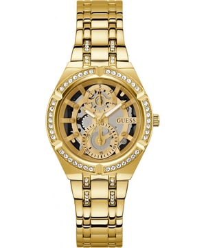As we have come to expect from a manufacturer as highly regarded as Guess, you get a watch that will last the test of time. All Guess watches have been manufactured using strong and durable parts to keep your brand new  GW0604L2 Ladies Watch ticking away on your wrist for many years to come.  Dimensions (cm): 10x10x5