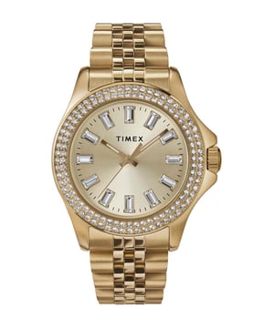 Want something unique and different? Then the Ladies Kaia Watch TW2V80000 from Timex is for you. Like all Timex watches, each and every timepiece is flawless in design and craftmanship. The Ladies Kaia Watch TW2V80000 also offers amazing value for money and comes with all the official Timex documentation and packaging.  Dimensions (cm): 10x4x6