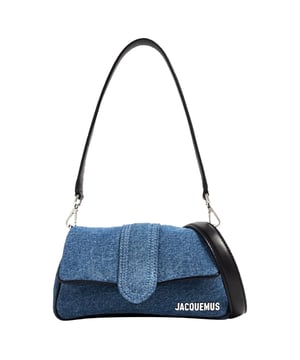 Composition: 100% Cotton  
Lining: Cotton  
Leather detail
Width 8 cm
Silver-tone hardware
Back patch pocket
Magnetic flap closure
Length 20,5 cm
Engraved lobster clasp closure
Height 11 cm
Double shoulder straps
Interior pocket
Soft padded denim
Made in  Italy
Gender: WOMEN
Product code: 233BA3383176_330
Barcode: 9990003306604
Code: BAG JQ 2 SD SS25 13694
 Measurments:  width: 80 mm length: 205 mm height: 110 mm strap length: 0 mm handle drop: 0 mm