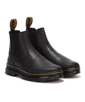 biedt tijdloze stijl en is gebouwd om lang mee te gaan, de Embury Chelsea boots hebben een lichtgewicht ontwerp. Een cementconstructie combineert een robuist lederen bovenwerk met een lichtgewicht, hoogwaardige pvc-loopzool. Compleet met klassieke Docs DNA, waaronder gegroefde randen, zichtbare gele weltstiksels en een script hiel lus.