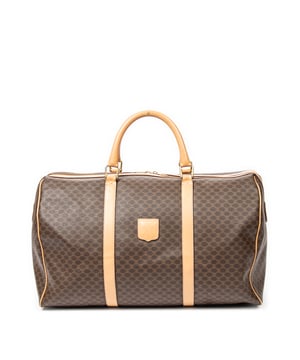 Celine Bolsos Vintage Medium Travel Boston  Bolsa de viaje en Marrón/Beige Lona recubierta y Oro hardware. El producto esta en Excelentes Condiciones (A).
  Dimensiones: 50x28x24 cm 
  Accesorios incluidos: Cadenas; Key(s)
  Notas de la correa/asa: Ligeras marcas de suciedad
  BrandCo Paris encuentra artículos raros y en las mejores condiciones a precios increíbles. ¡Vale la pena tener paciencia! Compra con confianza: todos los artículos de BrandCo Paris son seleccionados y autenticados cuidadosamente por nuestro equipo de expertos.
  Todos los artículos vienen con un certificado de autenticidad y un embalaje entregado por BrandCo Paris.
  Tabla de clasificación de la condición del artículo
  N (como nuevo)
  AA (perfecto estado)
  A (excelente estado)
  AB (muy buen estado)
  B (bueno/regular)