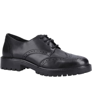 De Athena heeft een vetersluiting en een klassieke brogue stijl. Gemaakt van echt leer en voorzien van een flexibele Bounce™-buitenzool, is het perfect voor kinderen die onderweg zijn. Het Bounce™-voetbed zorgt voor energie bij elke stap, naast een comfortabele demping.