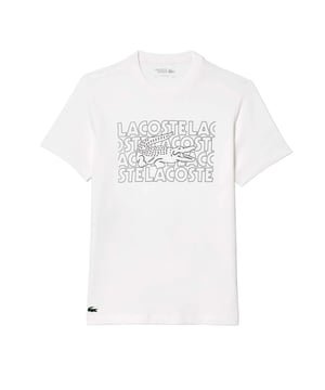 Materiaal: Biologisch katoen. Ontwerp: Gedrukt, Siliconenembleem. Hals: Crew Neck. Mouwtype: Korte mouwen. Stoftechnologie: Ultra Dry. Geschikt: Regelmatig. XS: 34 in. XL: 46 in.