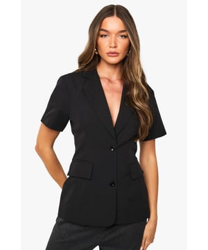 Short Sleeve Tailored Top