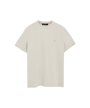 Dieses markante T-Shirt mit kurzen Ärmeln definiert das Konzept des Basic neu. Sein Baumwollstoff bietet ein angenehmes und atmungsaktives Tragegefühl, das sich ideal für den Alltag eignet. Die reguläre Passform und der gerippte Rundhalskragen sorgen für einen tadellosen Sitz. Details wie das farblich abgestimmte Nahtband und die exklusive, in dem ikonischen Rigby Go Logo inspirierte Rigby Best Stickerei auf der Brust verleihen ihm einen stilvollen Charakter.