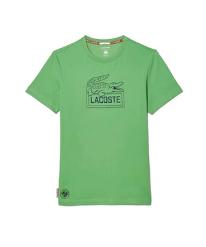 Materiaal: Biologisch Katoen, Polyester. Stof: Jersey. Ontwerp: Logo. Hals: Crew Neck. Mouwtype: Korte mouwen. Stoftechnologie: Ademend, Ultra Dry. Gemerkt halsetiket. Geschikt: Regelmatig. XXS: 34,5 in. XS: 36,5 in. S: 38 in. M: 39,5 in. L: 41 in.