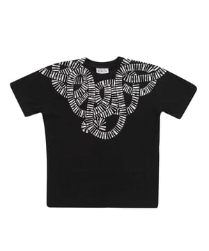 100% Katoen. Ontwerp: Rugprint, Slang. Hals: Crew Neck. Mouwtype: Korte mouwen. Geschikt: Regelmatig. 4 Jaar: 21 in. 10 jaar: 27 in. 12 Jaar: 30 in.